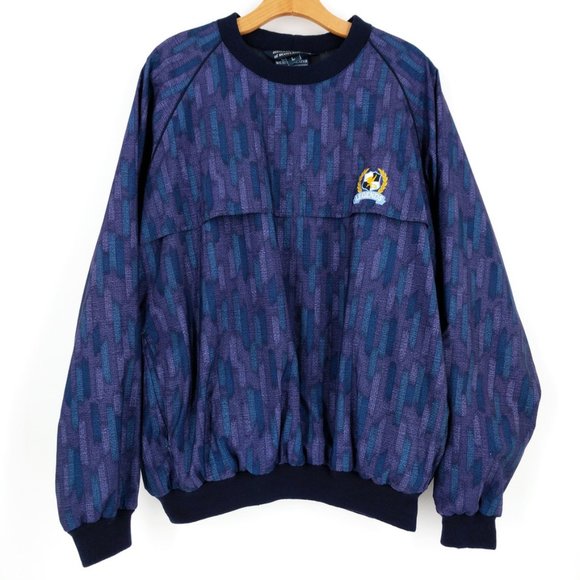 VTG Sunderland Scotland Winbreaker Rain Jacket L